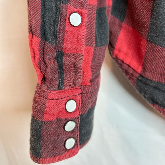 Polo Country Ralph Lauren Vintage 90’s Buffalo Plaid Flannel Shirt Size Medium - Picture 3 of 10